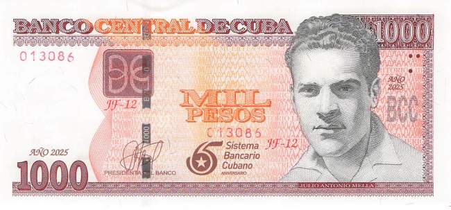 1000 Pesos p134 2025